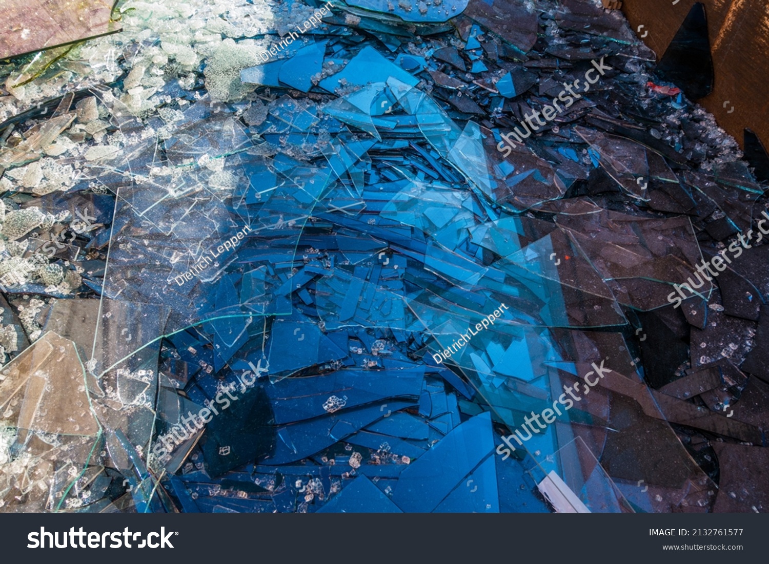 Broken Glass Recyclable Container Stock Photo 2132761577 Shutterstock