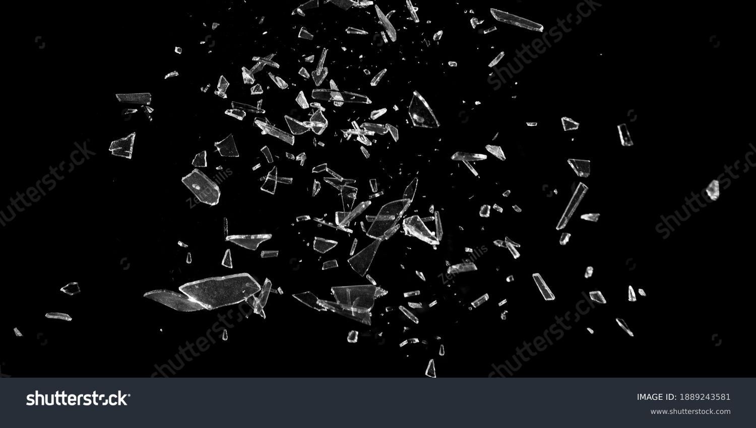 Broken Glass Window Texture Broken Glass Stock Illustration 1889243581