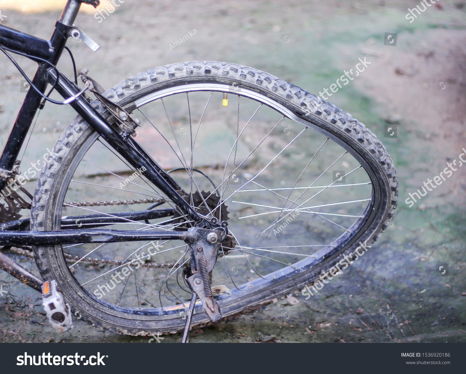 snapped spoke road bike