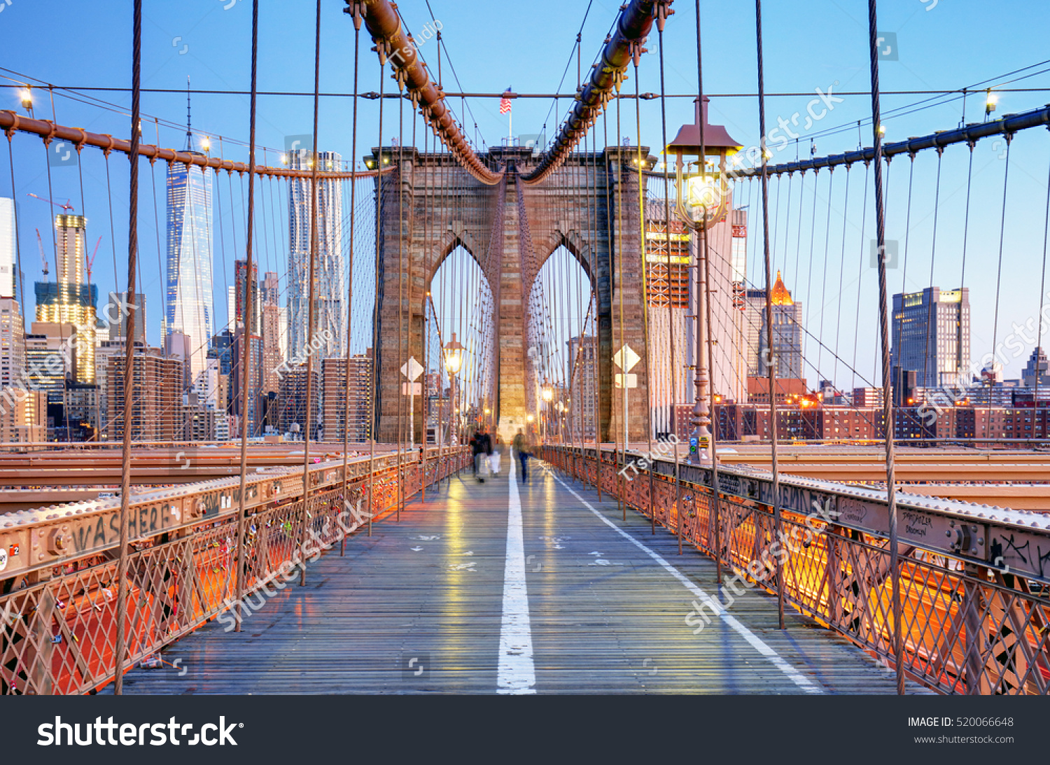 Brooklyn Bridge New York City Usa Stock Photo Edit Now 520066648