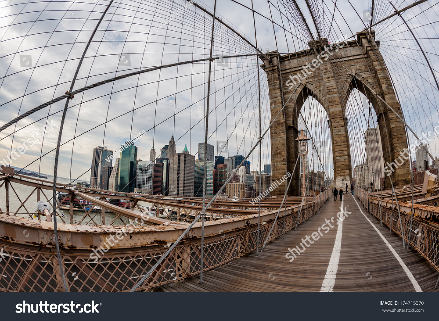 Brooklyn Bridge Pylon Nyc Stock Photo 174715370 | Shutterstock