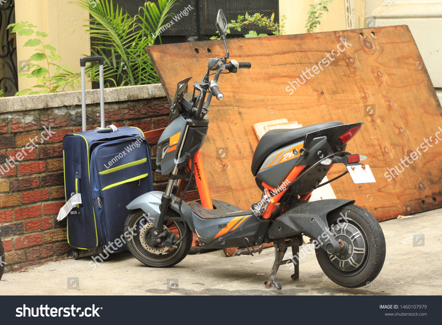 old scooter bike