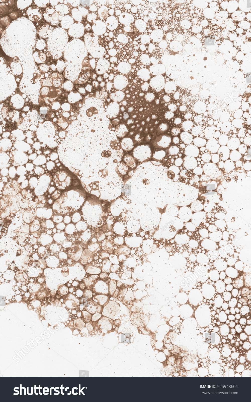 Brown Bubbles Texture Background Stock Illustration 525948604