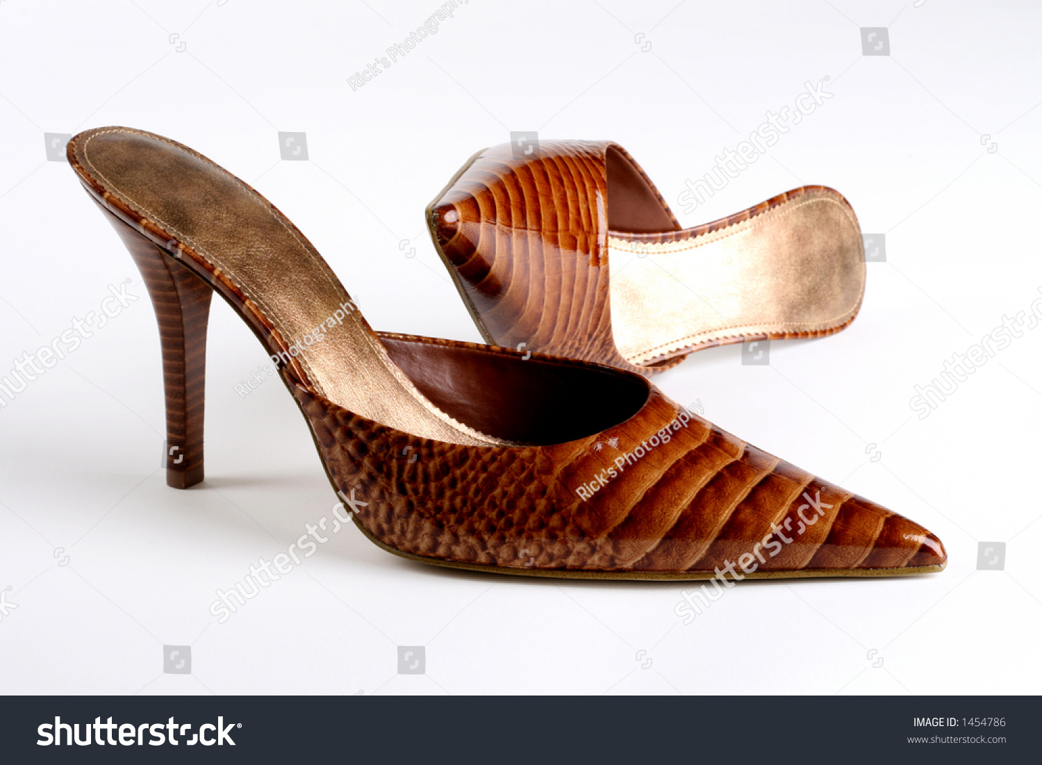 crocodile print heels