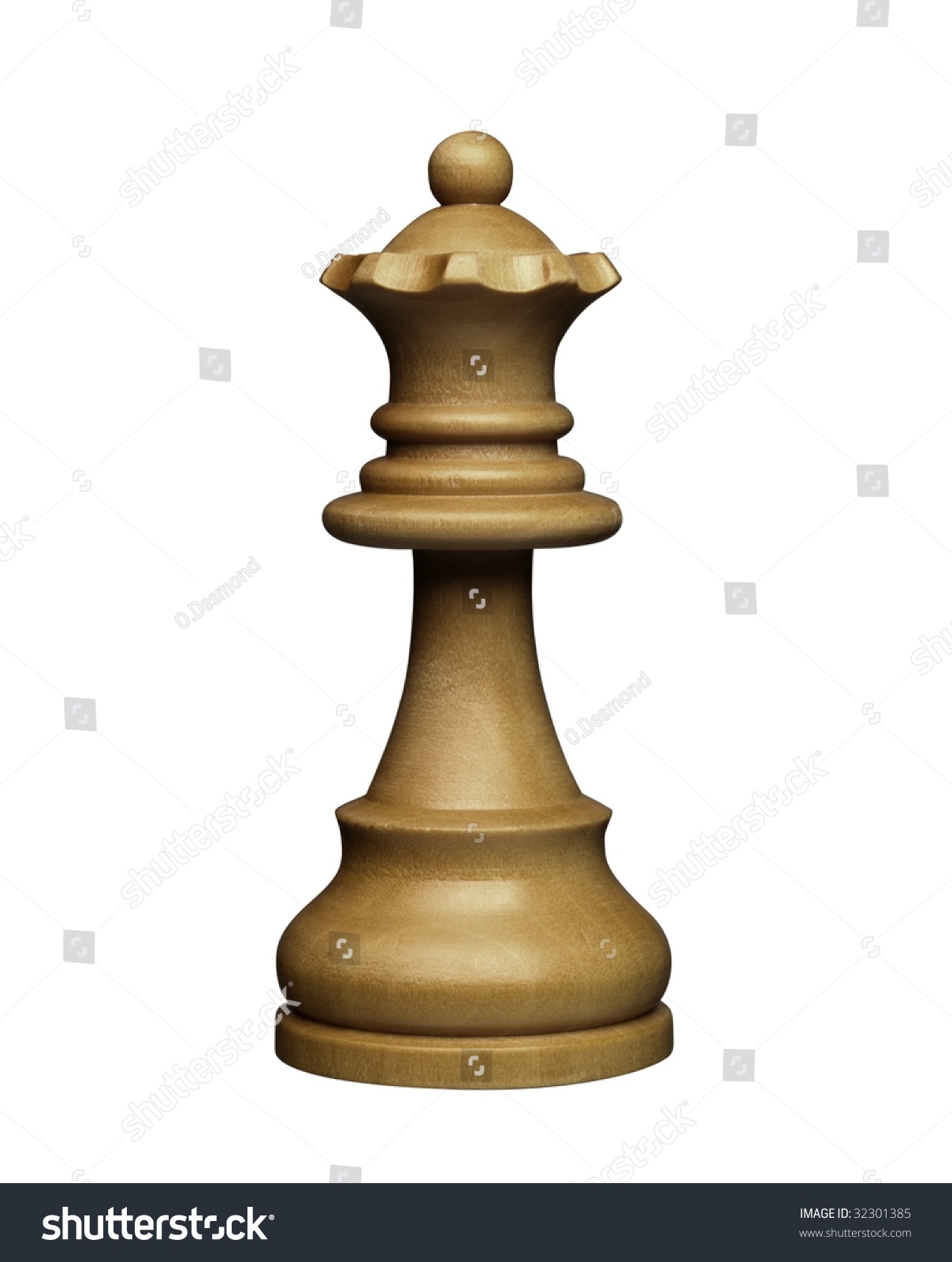 Brown Queen Chess Figur (+Clipping Path, High Resolution) Stock Photo ...