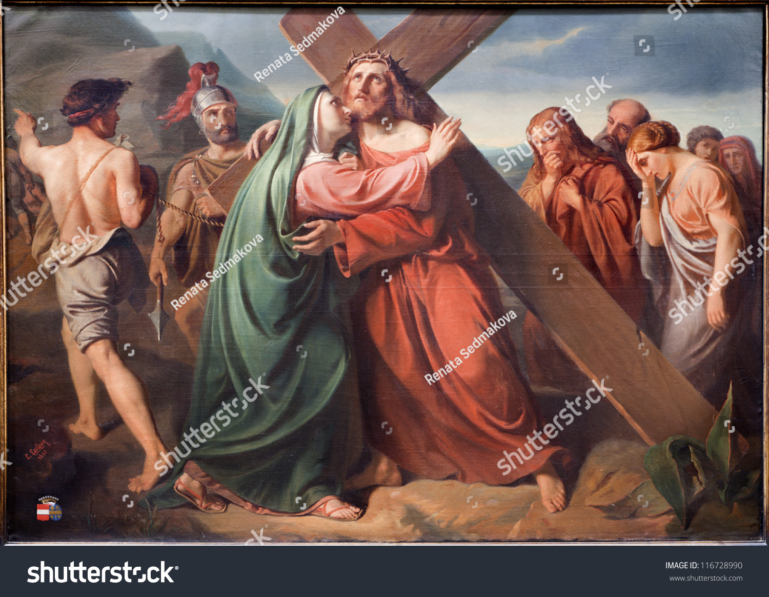 Brussels June 21 Jesus Under Cross Stock Photo 116728990 - Shutterstock