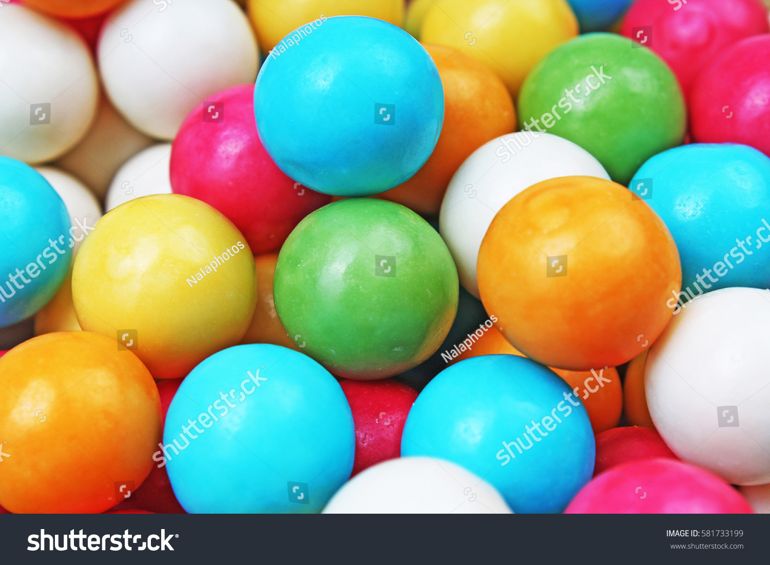 Bubble Gum Chewing Gum Texture Rainbow Stock Photo (Edit Now) 581733199