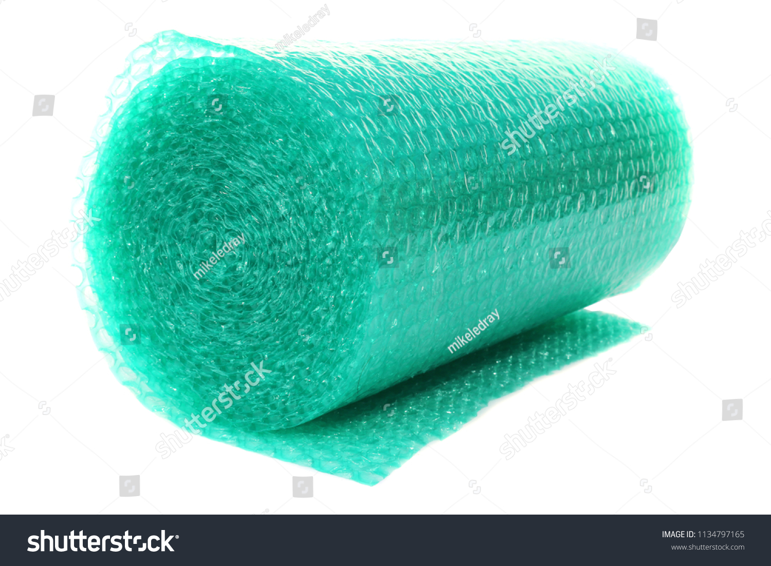 blue bubble wrap roll