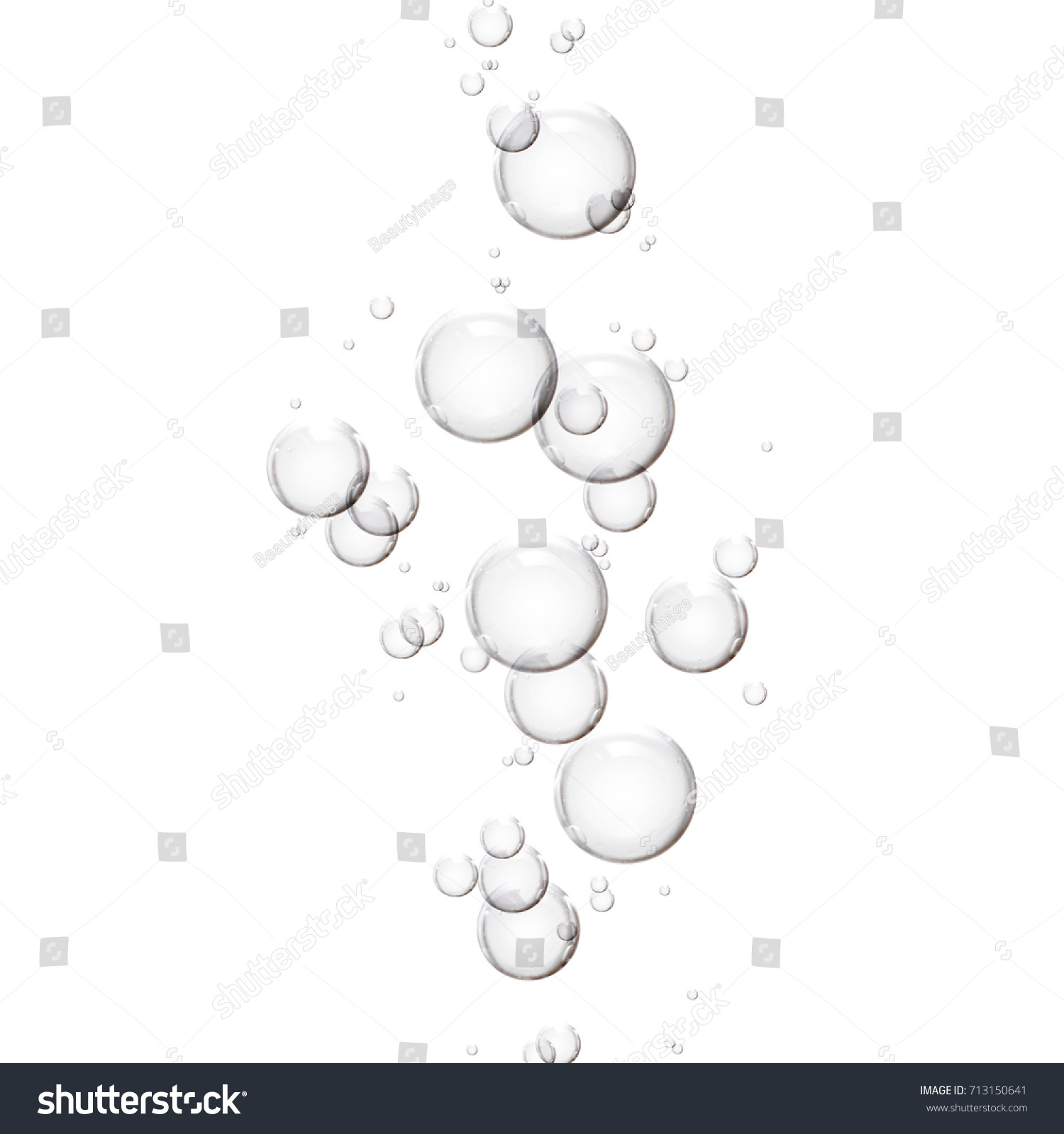 Bubbles Serum On White Background Stock Photo 713150641 | Shutterstock