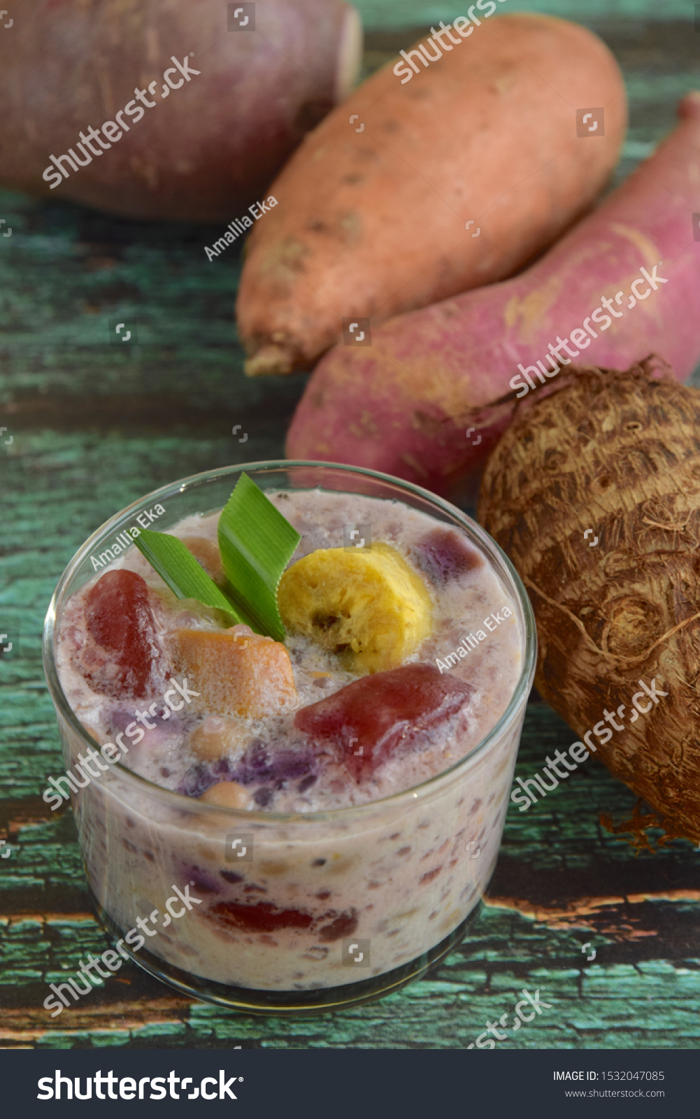 Bubur Cha Cha Malay Dessert Made Stock Photo Edit Now 1532047085