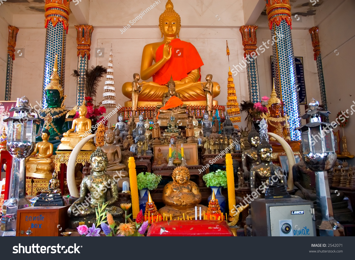 Buddhist Altar Stock Photo 2542071 : Shutterstock