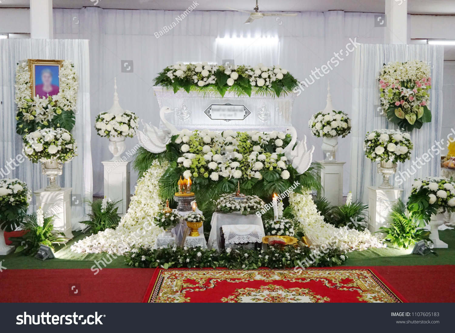 Buddhist Funeral Traditions Stock Photo (Edit Now) 1107605183