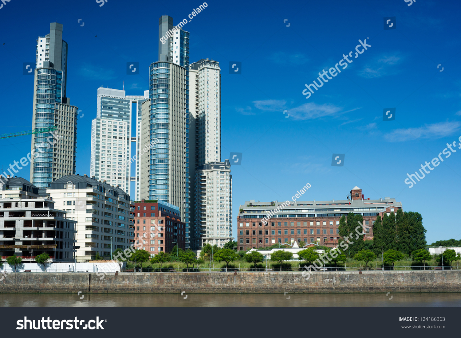 Buenos Aires Cityscape Capital City Argentina Stock Photo Edit Now 124186363