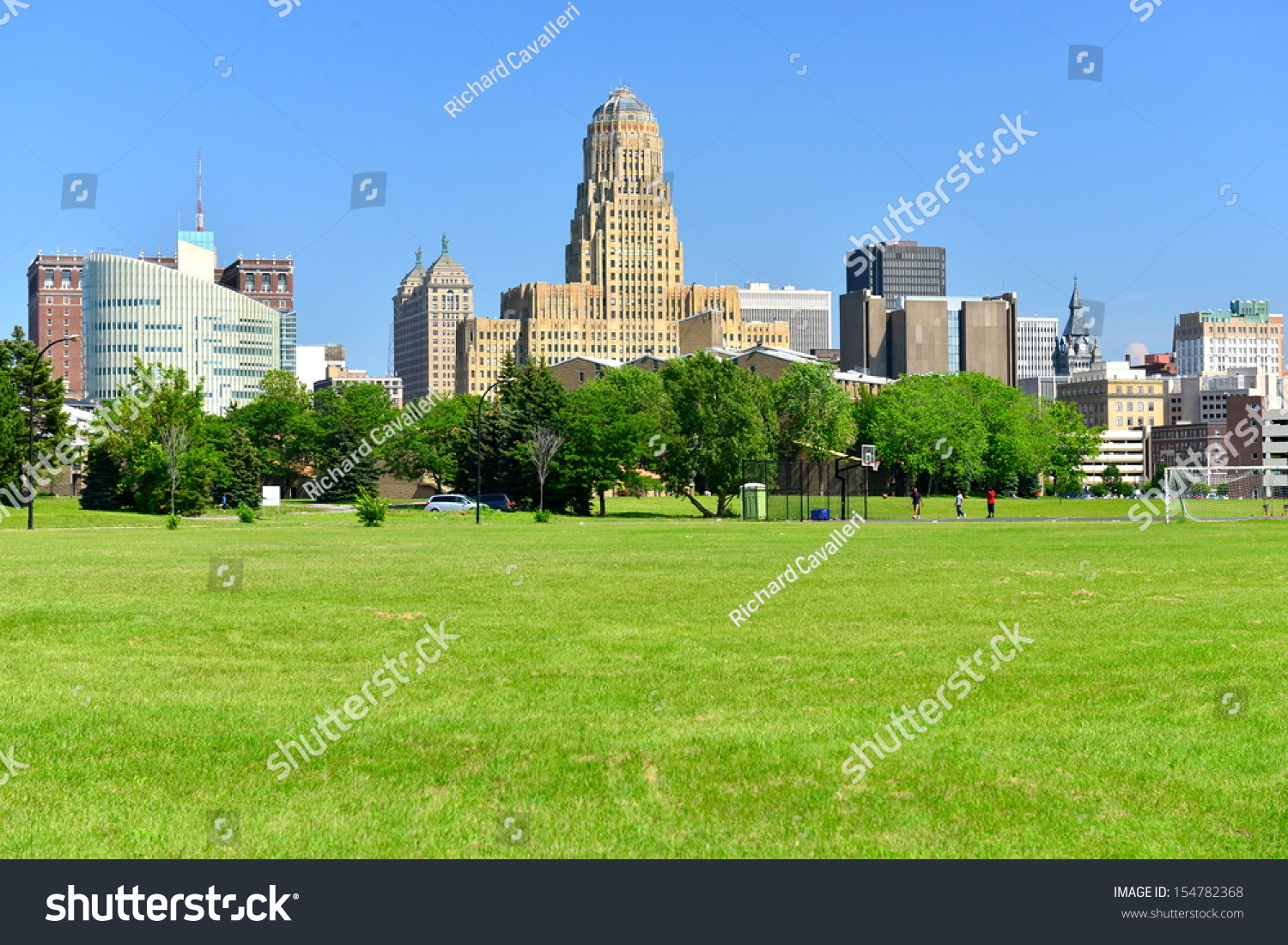 Buffalo June 26 Buffalony Skyline On Stock Photo 154782368 Shutterstock