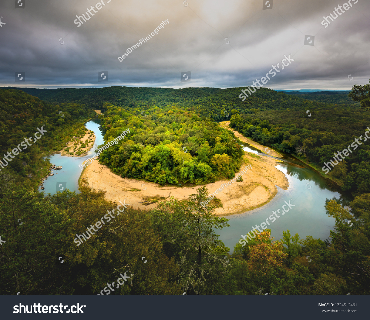 Buffalo River Horseshoe Bend Arkansas Ozark Stock Photo Edit Now