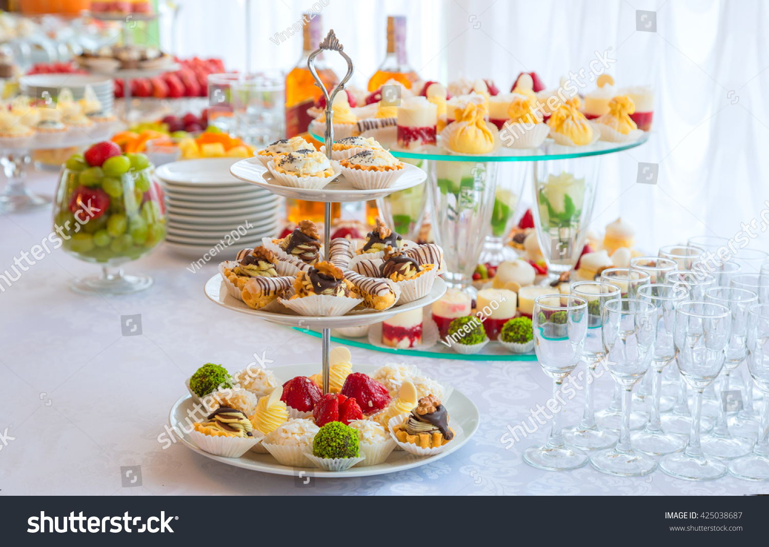 Buffet Table Stock Photo (Edit Now) 425038687