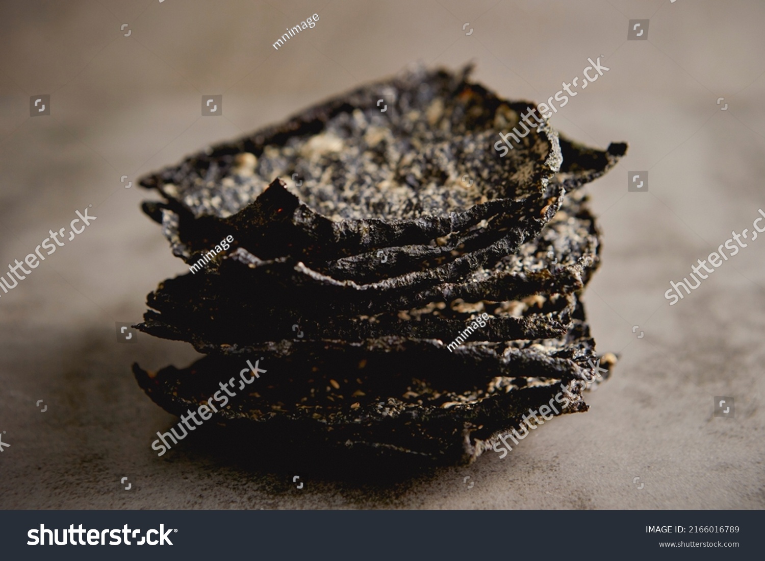Bugak Vegetable Seaweed Chips Stock Photo 2166016789 Shutterstock