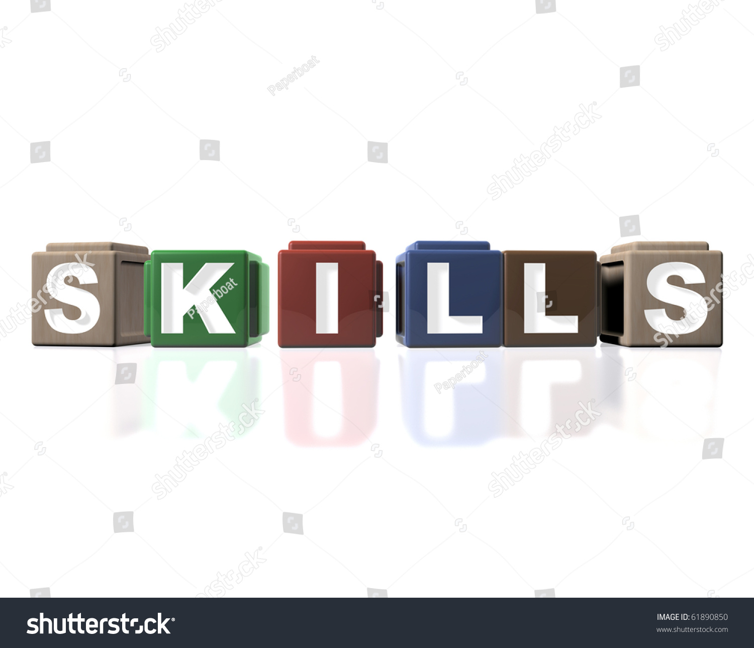 Building Blocks - Skills Stock Photo 61890850 : Shutterstock