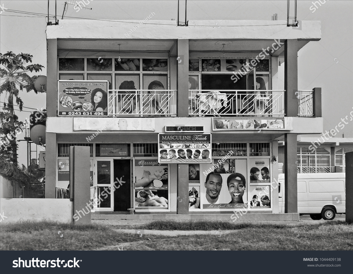 Building Hair Beauty Salon Accra Modern Stock Photo Edit Now