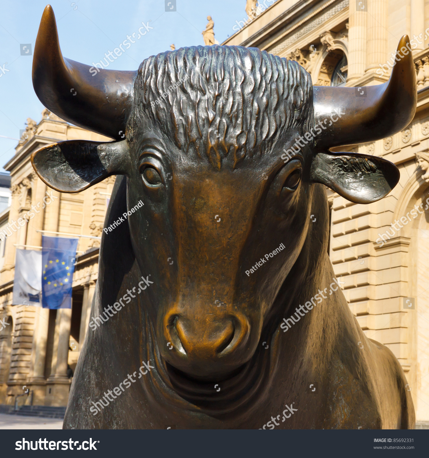 Bull Market Bull Symbolizes Booming Financial Stock Photo (Edit Now ...
