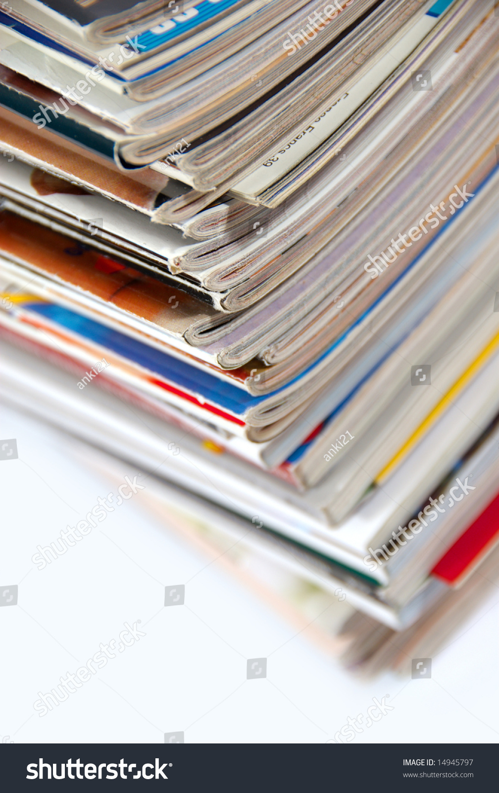 Bunch Of Used Magazines Stock Photo 14945797 : Shutterstock