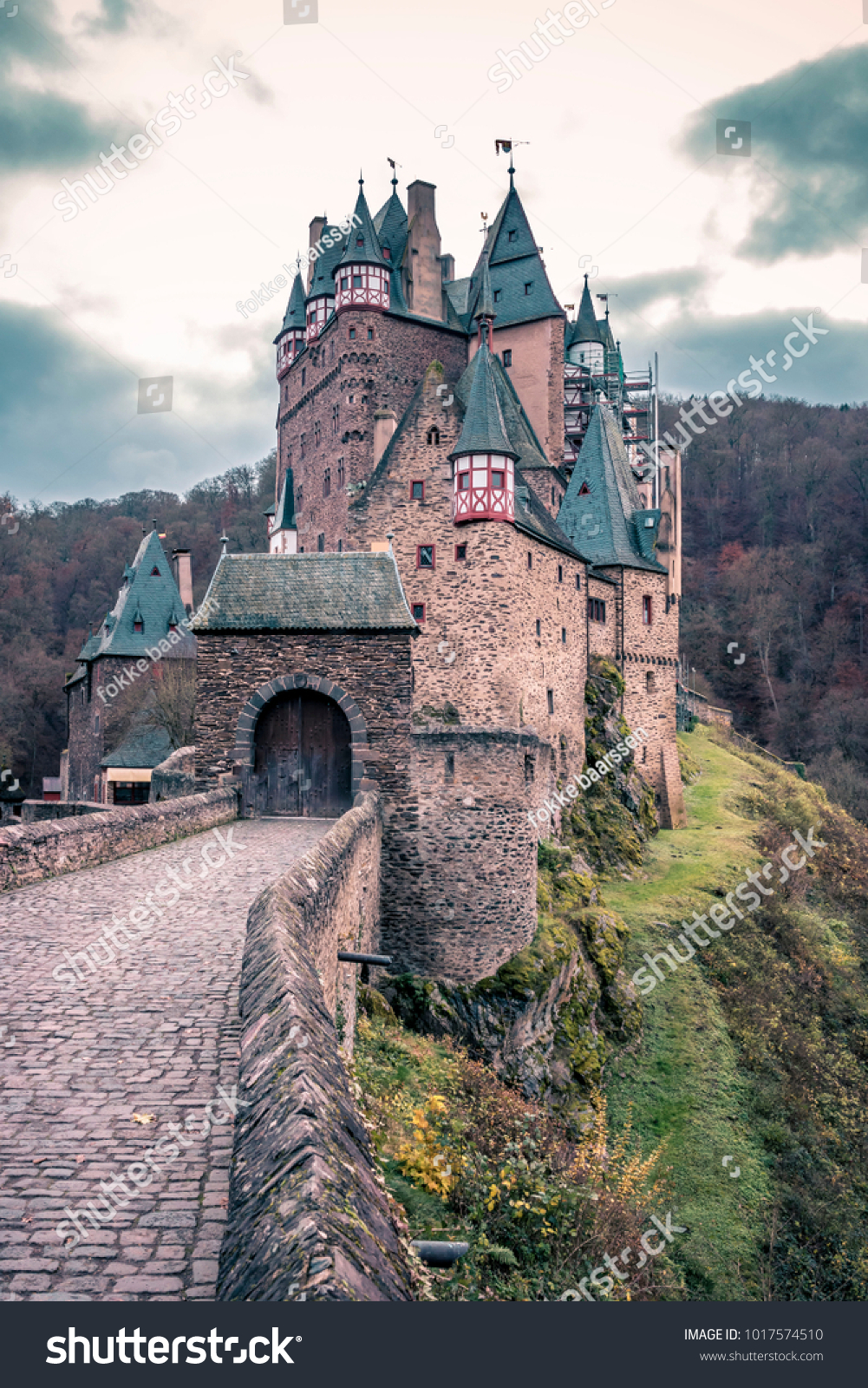 Burg Eltz Koblenz Germany During Winter Stock Photo Edit Now