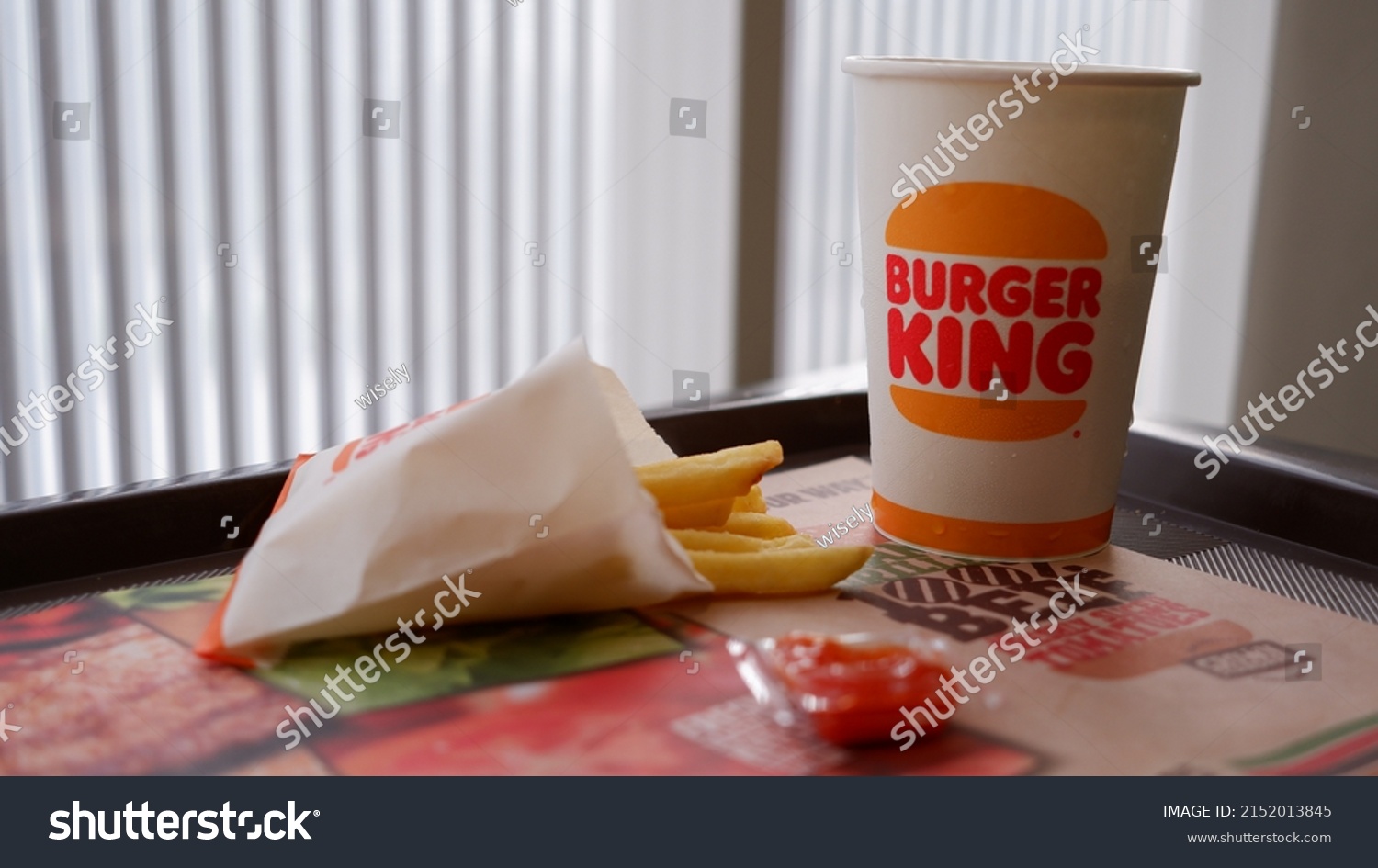 Burger King French Fries Cup Soda Stock Photo 2152013845 