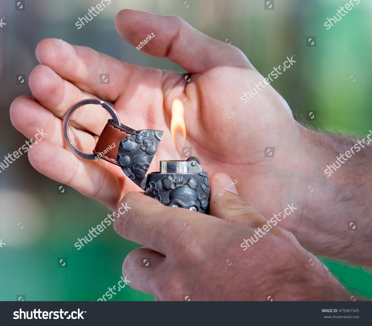 cigarette lighter burn