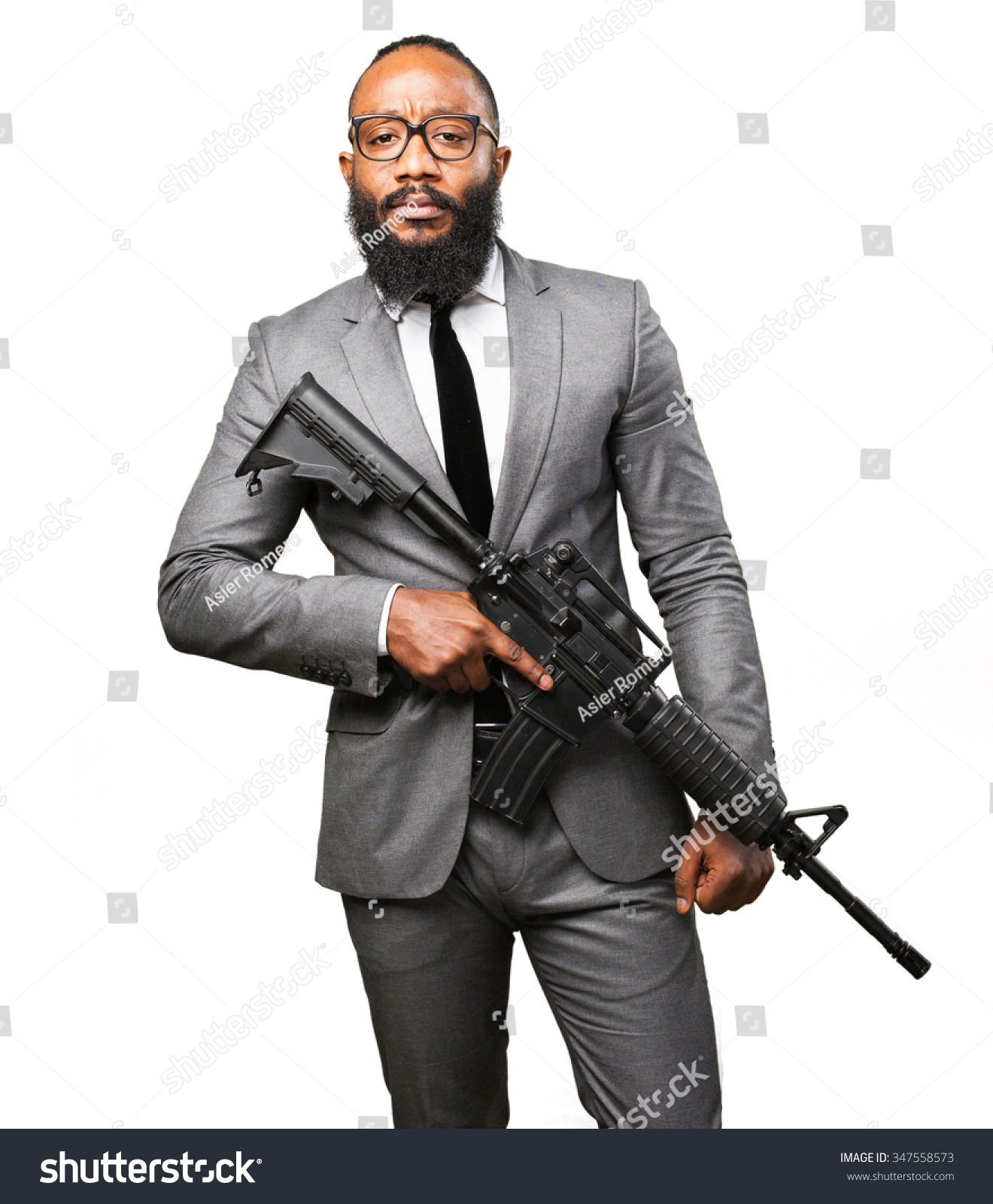Man - machine gun Man - machine gun