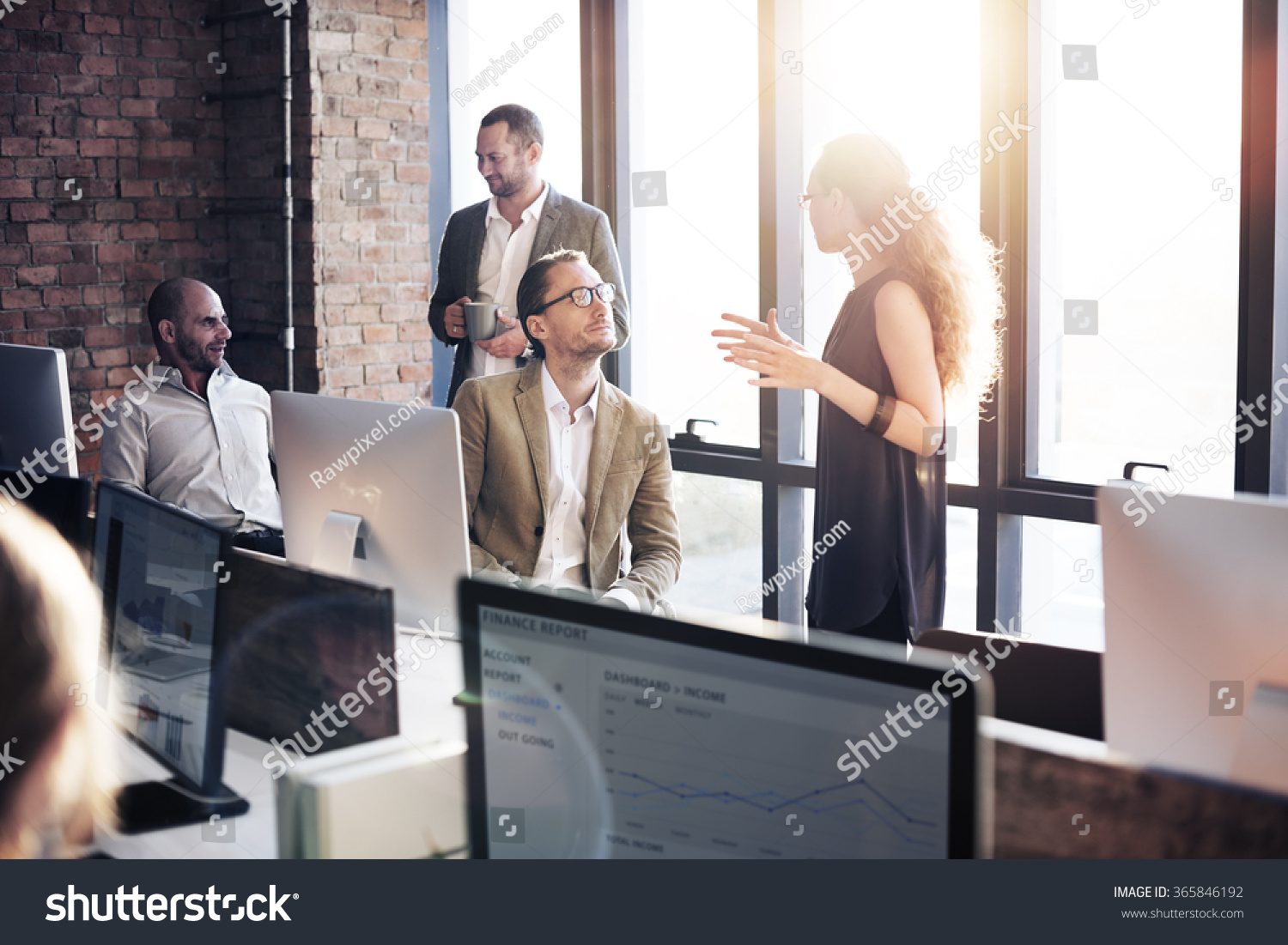 Business Communication Connection Working Concept Stock Photo 365846192 ...