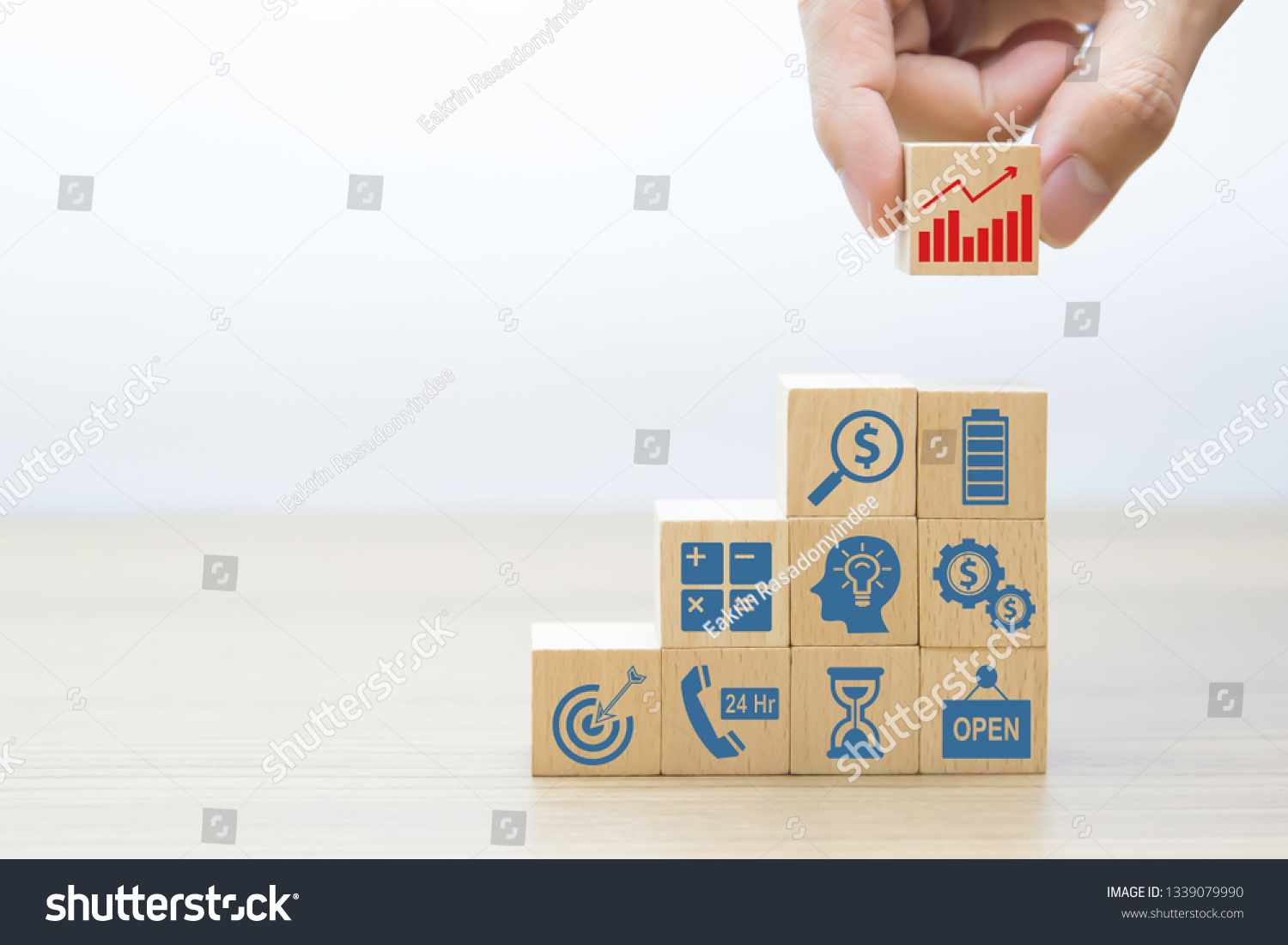 Business Concept Growth Success Process Stock Photo 1339079990 ...