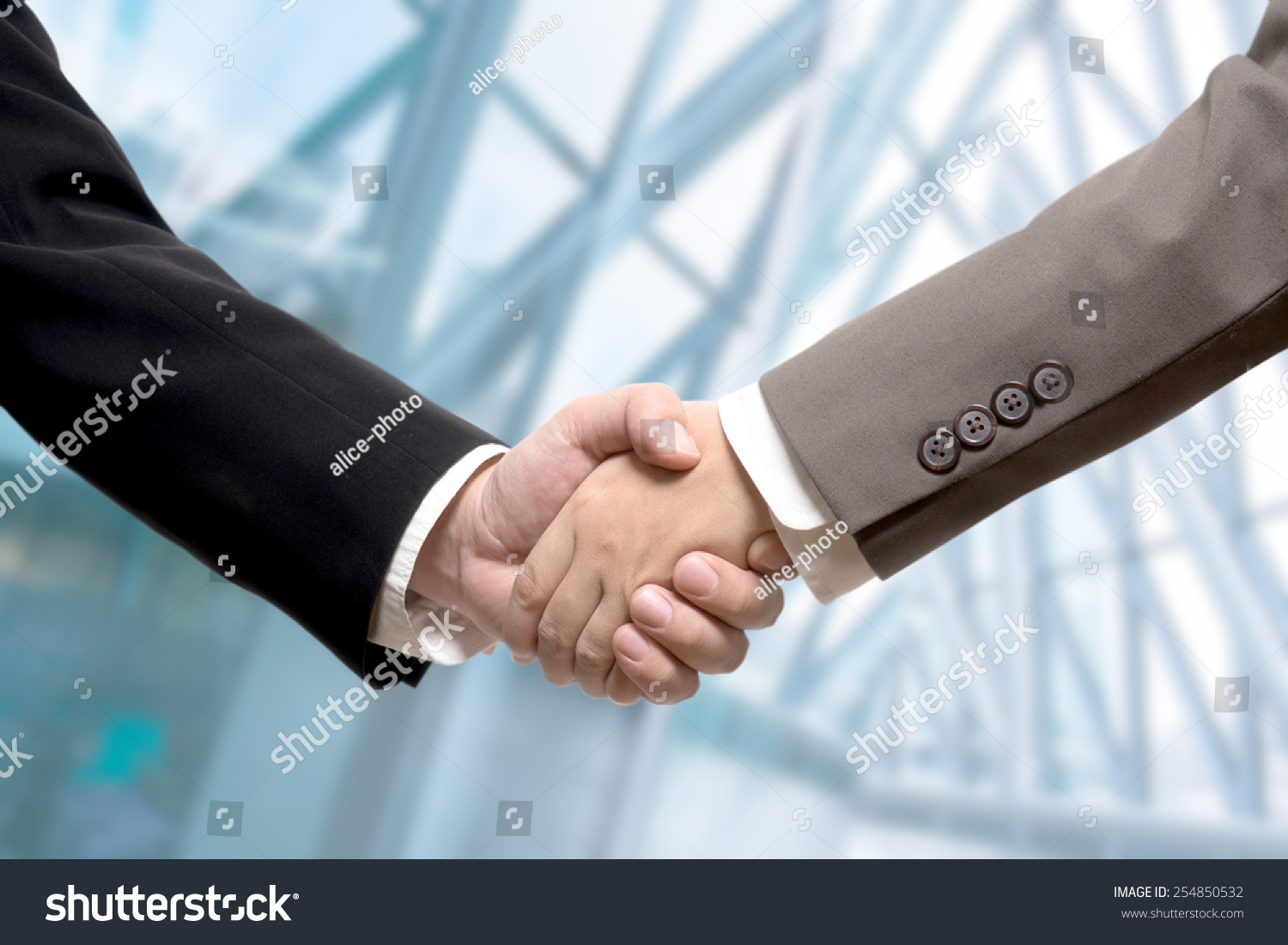 Business Deal, Handshake Stock Photo 254850532 : Shutterstock