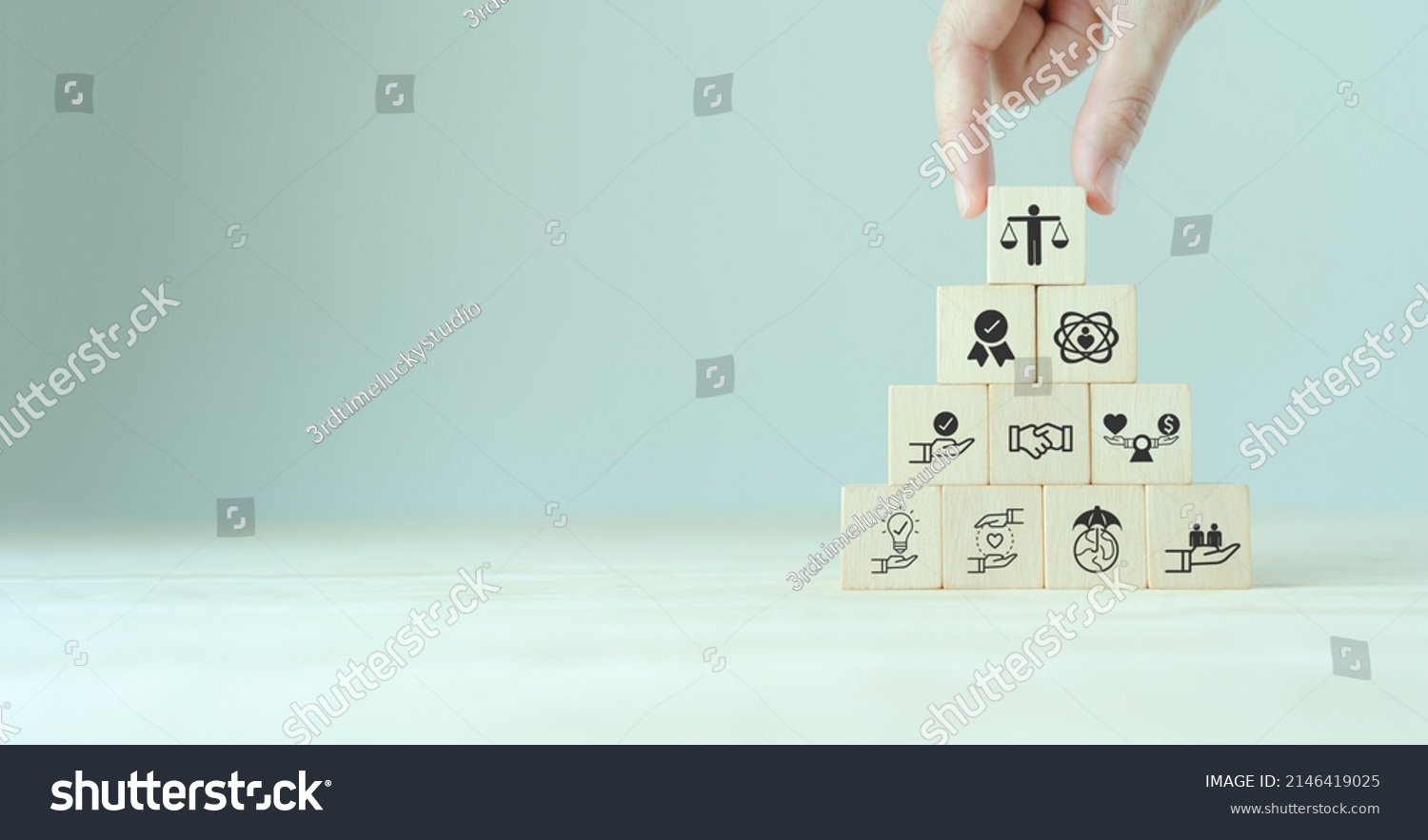 Business Ethics Concept Ethical Mindset Business Stock Photo 2146419025 ...