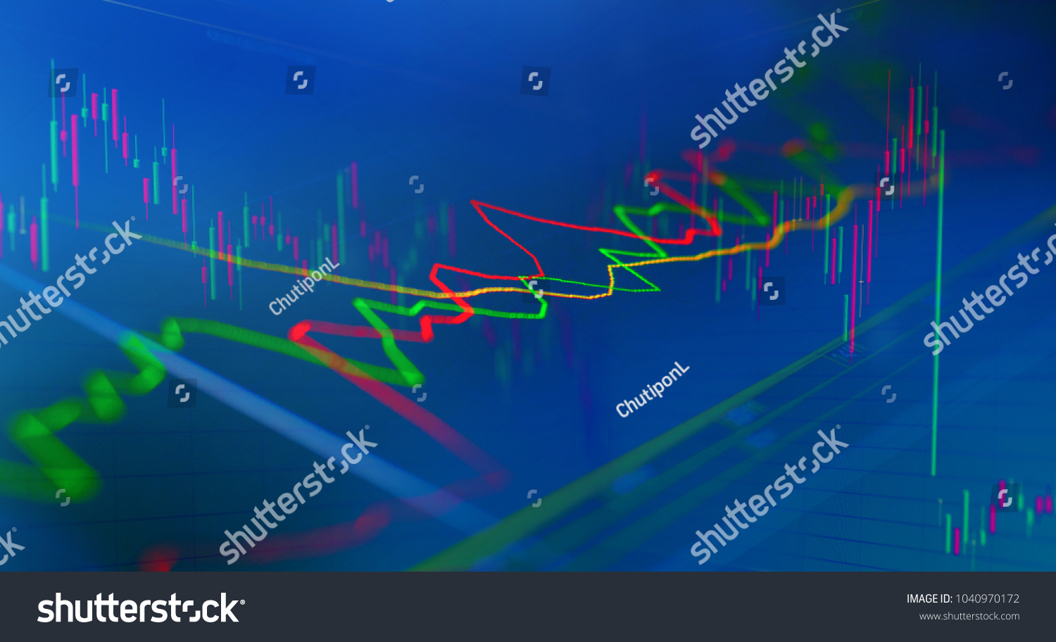 Business Graph Charts Financial Instruments Various Stock Photo ...