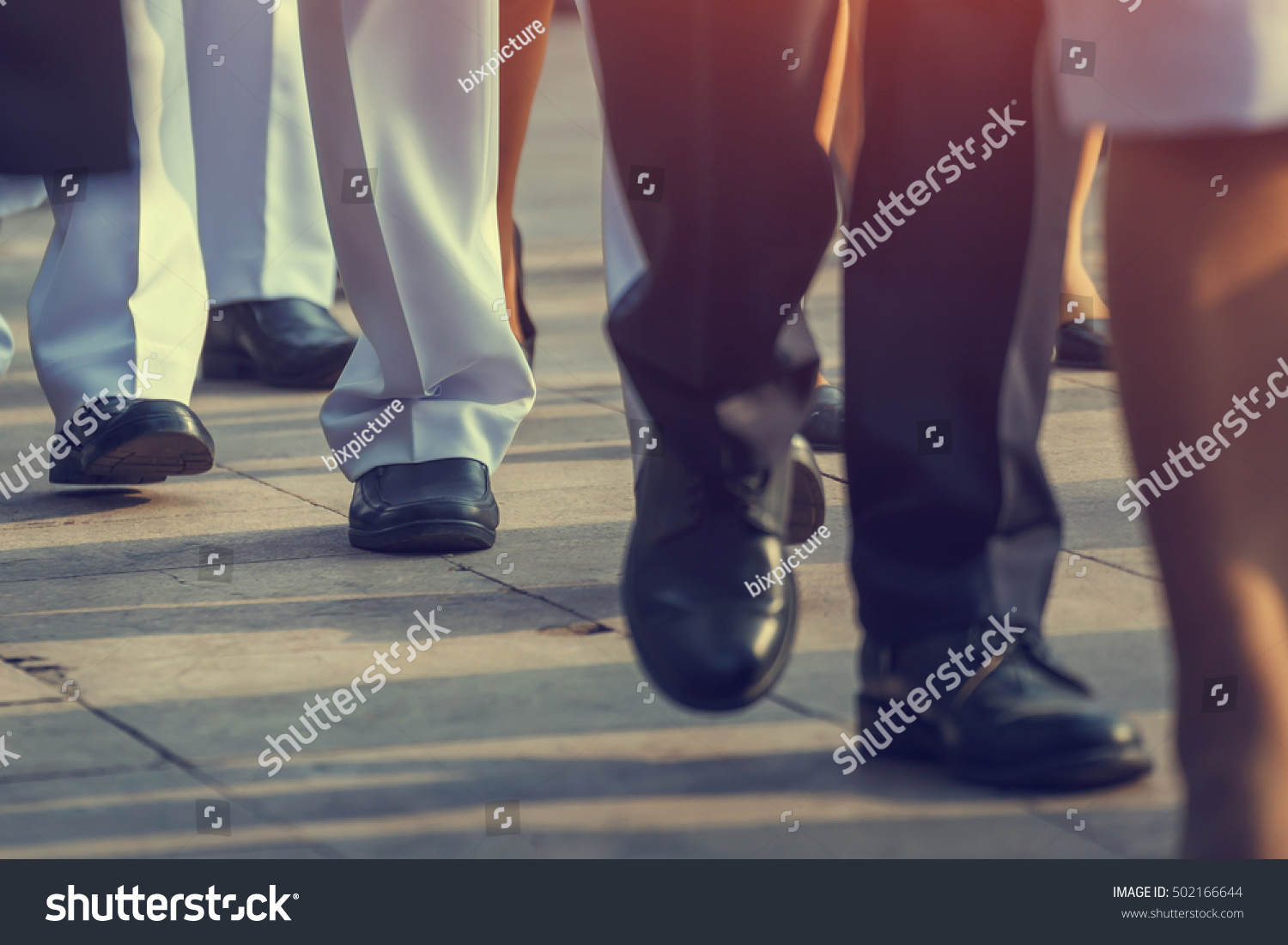 Business People Walking Together On City Stock Photo (Edit Now) 502166644