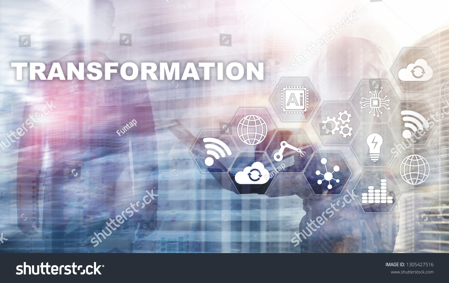 Business Transformation Future Innovation Internet Network Stock Photo ...