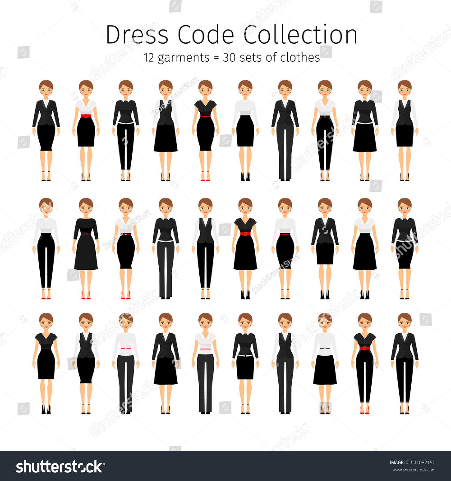 business dress attire female