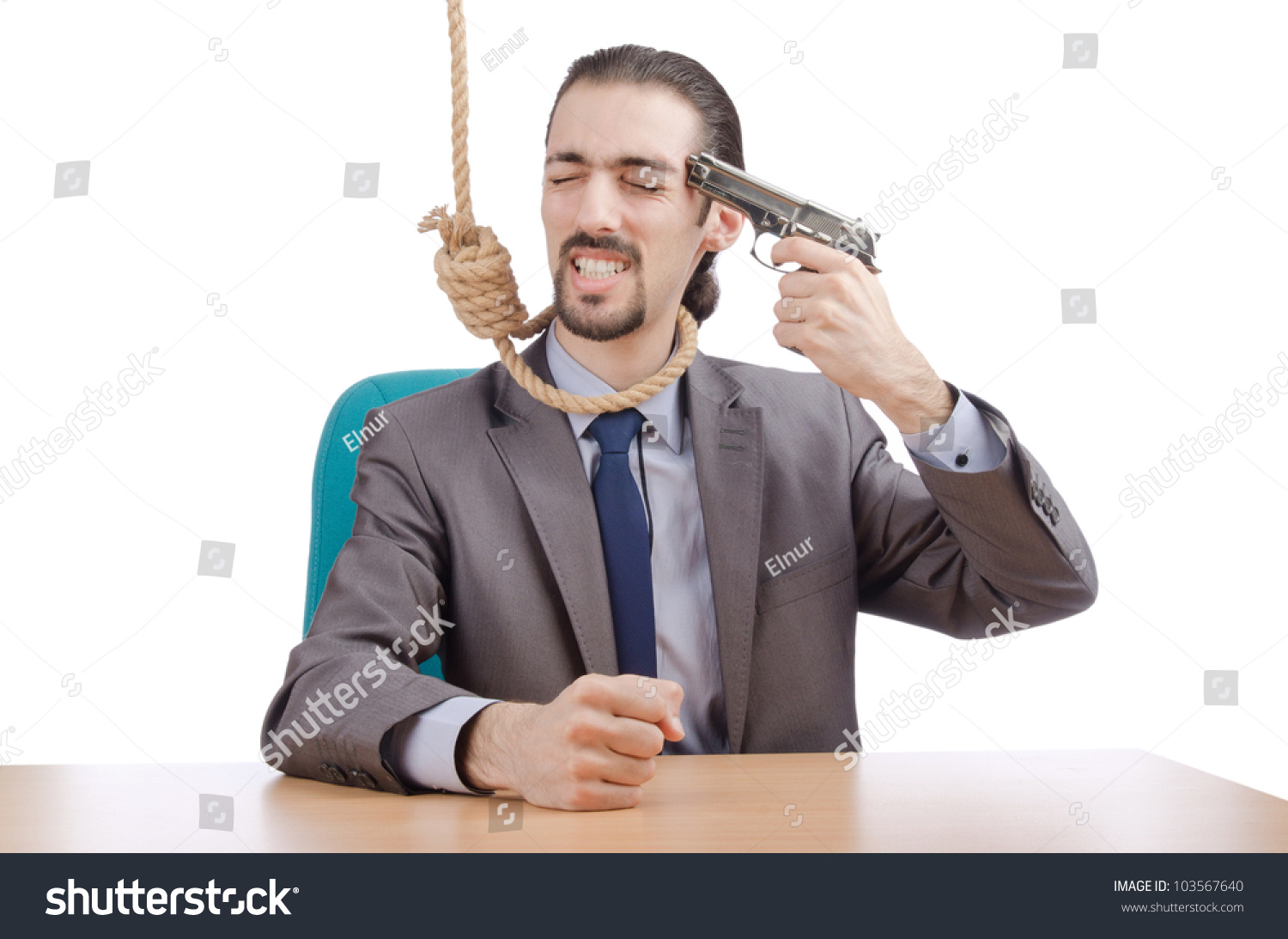 SCRUB THE POOPDECK AND SWASHBUCKLE ME CRUCKLES MATEYS IM BACK ON THIS VESSEL Stock-photo-businessman-man-with-hand-gun-103567640