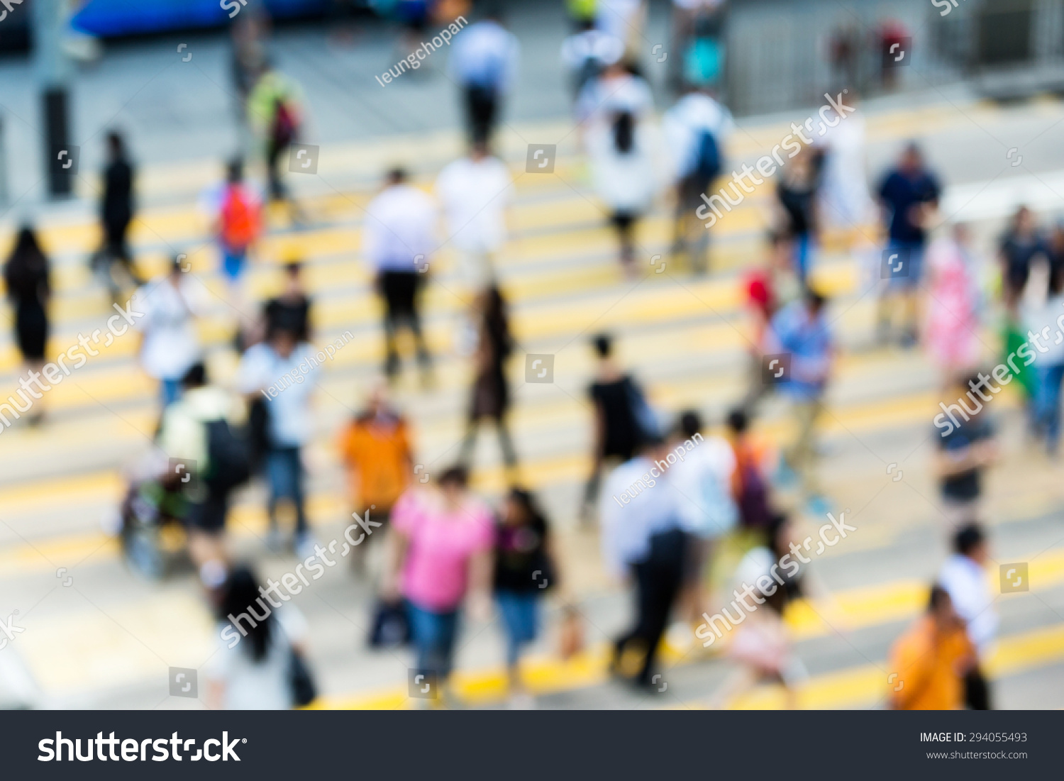 Busy Pedestrian Crossing Hong Kong Stock Photo 294055493 | Shutterstock