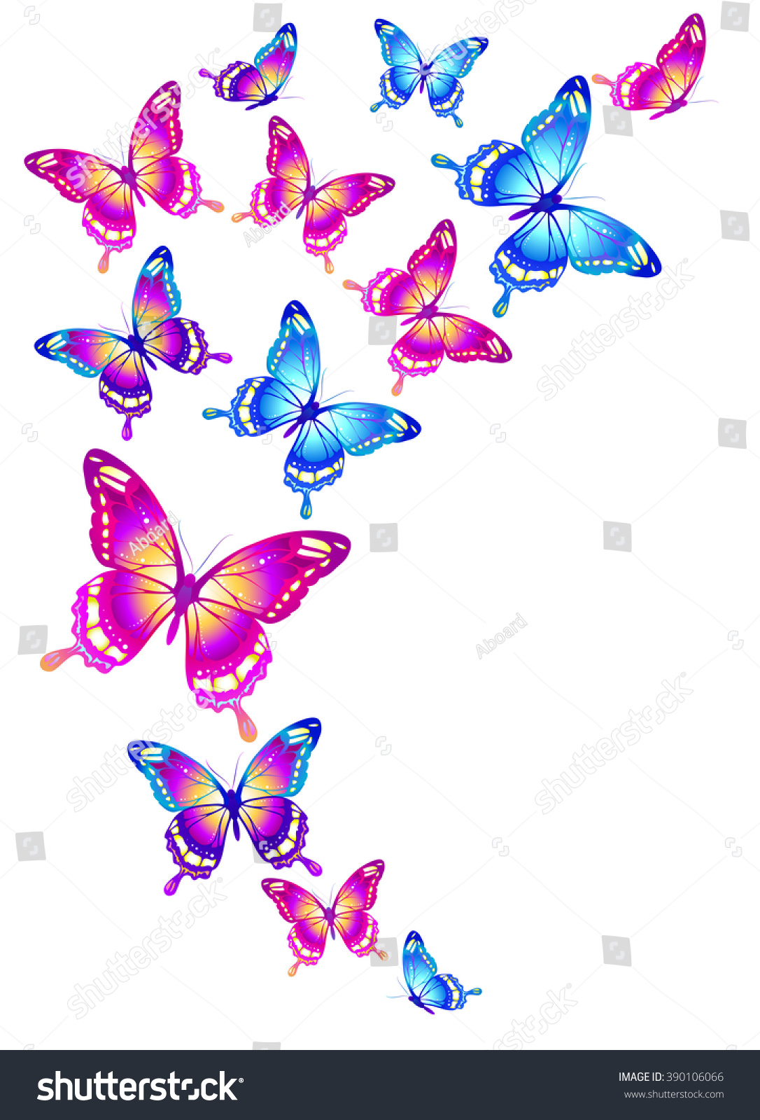 Butterflies Design Stock Photo 390106066 : Shutterstock