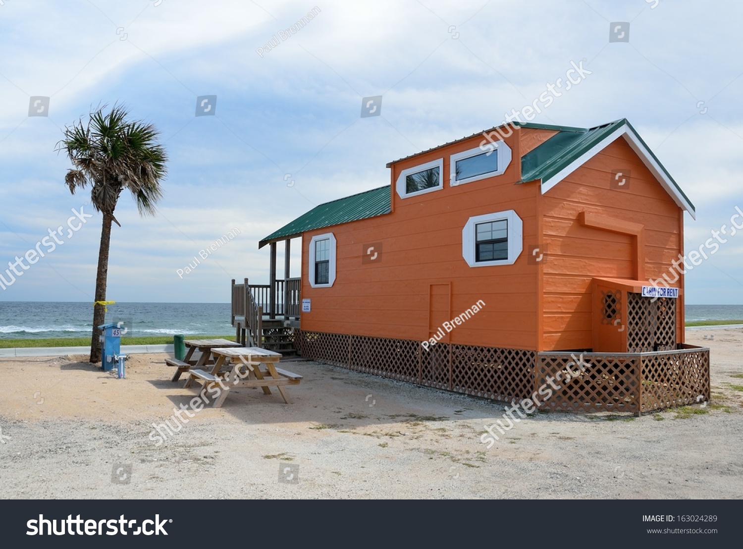 Cabin Rent On Beach East Coast Stock Photo Edit Now 163024289