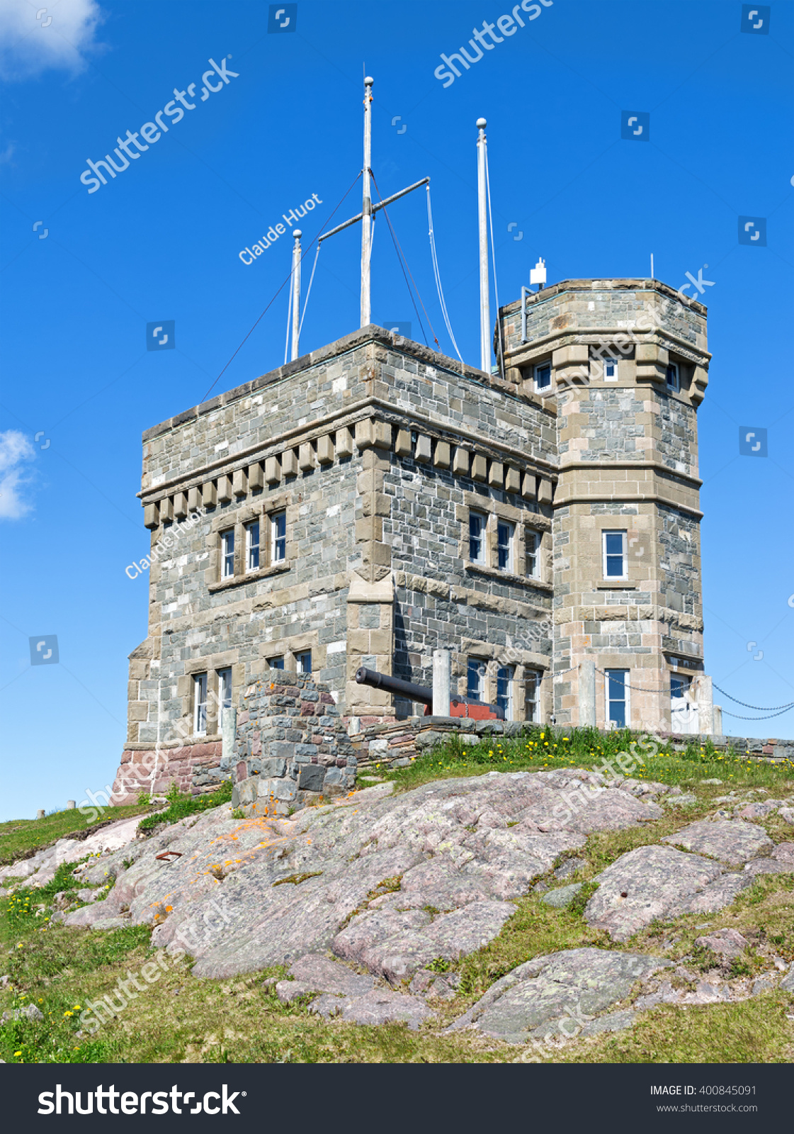 Cabot Tower On Signal Hill In St. John'S, Newfoundland And Labrador ...