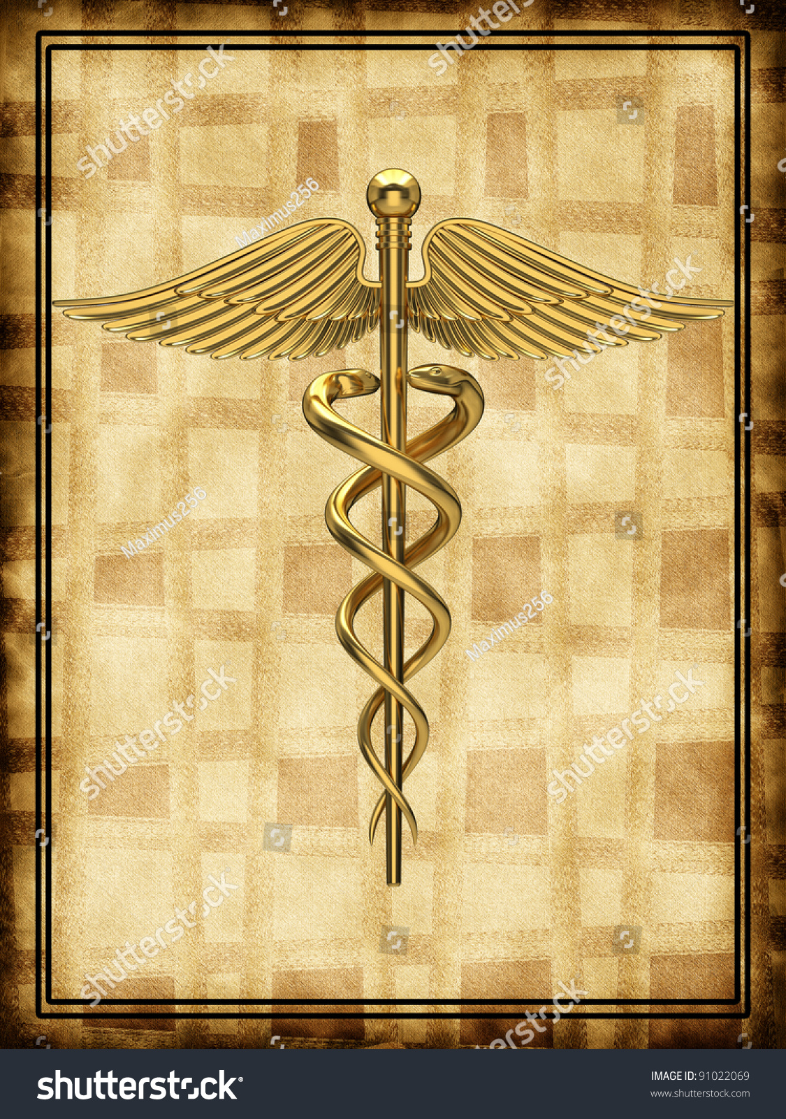 Caduceus Medical Symbol Stock Illustration 91022069 | Shutterstock