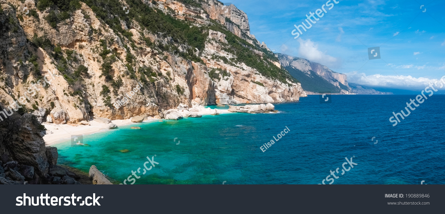 Cala Mariolu Beach Baunei Sardinia Italy Stock Photo Edit Now