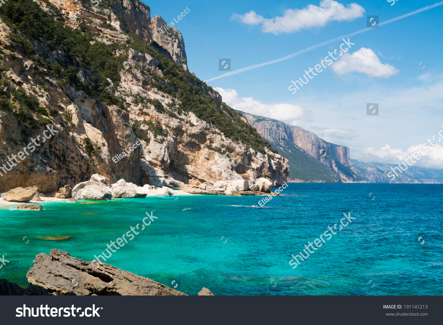 Cala Mariolu Beach Baunei Sardinia Italy Stock Photo Edit Now