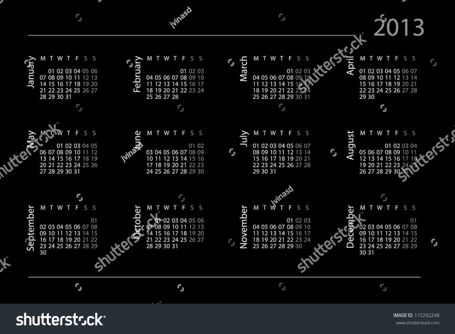 Stock options calendar 2013