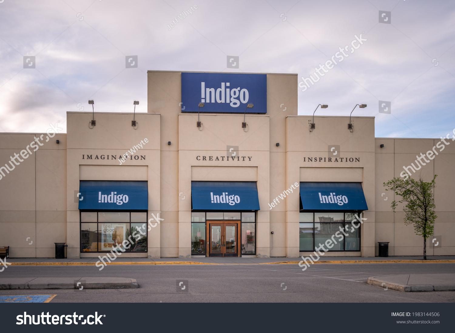 6 532 Indigo Store Images Stock Photos Vectors Shutterstock   Stock Photo Calgary Alberta May Exterior Facade Of The An Indigo Book Store In Calgary Alberta 1983144506 