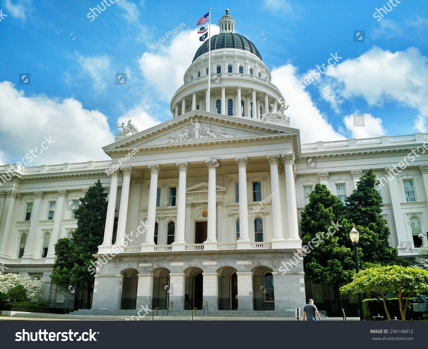 California State Capitol Building Rotunda On Stock Photo 296148812 ...