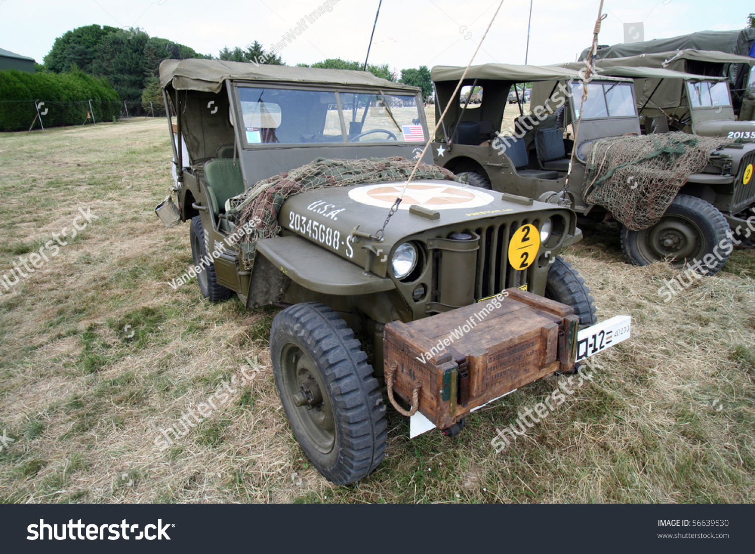 Cambrai, France - June 26: World War Ii Us Army Jeep On Display At The ...