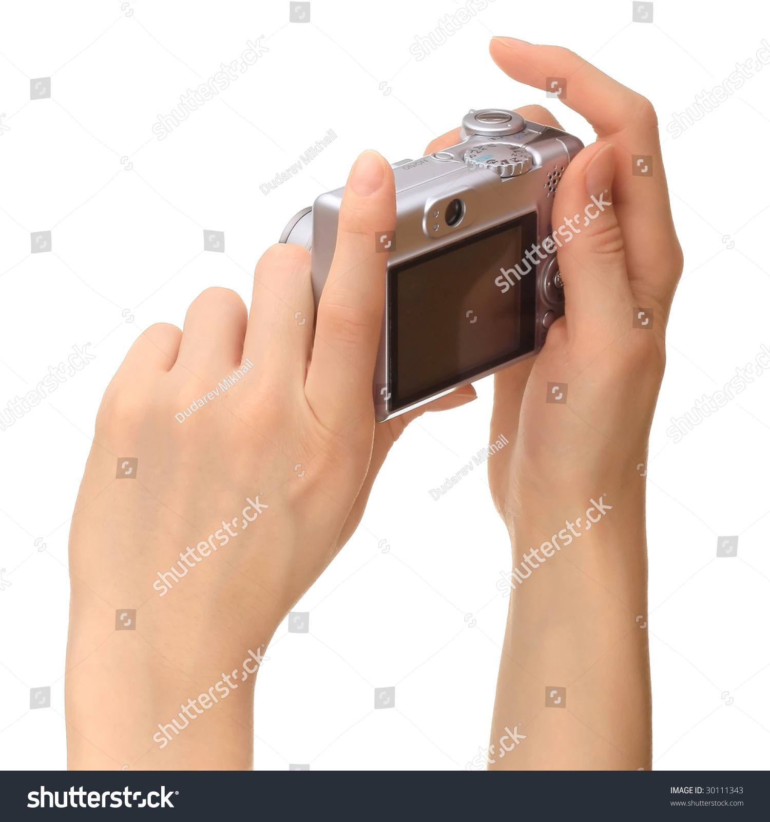 Camera In Hands Stock Photo 30111343 : Shutterstock